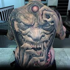 If a man took part in a war, or actions the stinger is raised up, if he just served in the army, the stinger is curved down. Top 30 Best Back Tattoos For Men