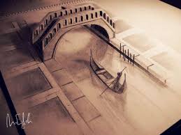 Fredo's drawings are anamorphic because they have to be viewed at a specific angle to achieve the 3d effect. These Pencil Drawings Are Three Dimensional