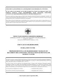 Welly team cycle sdn bhd. This Circular Is Important And Requires Your Immediate Attention