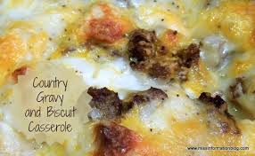 Biscuits And Gravy Casserole With Eggs Biscuits And Gravy Casserole Recipe Breakfast Dishes Food Recipes Brunch Recipes