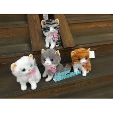 sesli pelus oyuncak kedi gittigidiyor