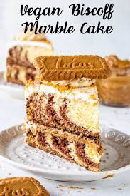 Biscoff Vegan Marble Cake Recipe Vegan Cake Recipes Vegan Desserts Marble Cake