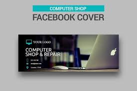 As a designer, i'm not so sure if this approach is for me. Computer Shop Facebook Cover Sk Facebook Cover Computer Shop Photoshop Template Design