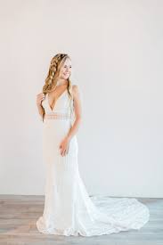 Willowby Boho Fringe Lace Woodrose Fit And Flare V Neck Weddingdress Fringe Wedding Dress Wedding Dresses Wedding Dress Shopping