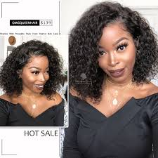 This asian hair type can be difficult to style, as extremely silky, straight hair tends to hold curls and heated styles less easily. Rihanna Wild Thoughts Style Curly Haircut Bob Lace Wigs Virgin Brazilian Hair Bmw15 Omgqueen Com