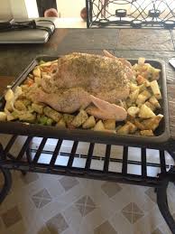 How long do you cook oven fried chicken? Oven Baked Chicken Bake 350 For Two Hours 2 Cops Potatoes Chopped 1 Cup Of Celery 1 Cup Of Onion 1 Tablespoon Rosemary Stuffed Peppers Food Baked Chicken