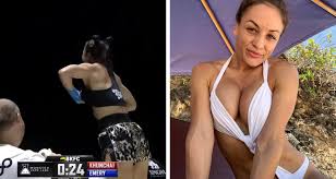Tai Emery flashes breasts to crowd after bare knuckle win – VIDEO