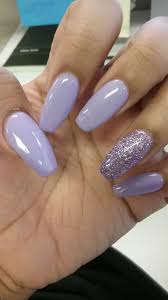 If they're applied properly with good quality products, they will make your nails look strong, healthy and the height of sophistication. Light Purple Coffin Nails Lavender Nails Purple Acrylic Nails Purple Nails