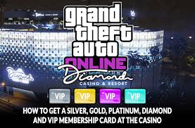 Gta5 Online How To Get A Silver Gold Platinum Diamond And Vip Membership Card At The Casino Kill The Game