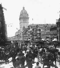 Busy Market Street Of The City Of The Golden Gate San Francisco Calif C 1901 Both X5949 X5949c Have Separate Negatives San Francisco Photos San City