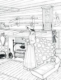 Laura Ingalls Wilder Draw Ma S Doll On The Fireplace Coloring Pages Coloring Pictures Coloring For Kids