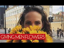 Does she like the symbolism of receiving flowers? This Is What Happens When A Woman Gives Men Flowers Youtube
