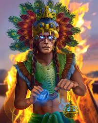 Artstation Xiuhtecuhtli Arthouse Labs Aztec Art Aztec Warrior Aztec Culture