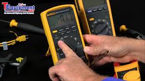 How To Measure Temperature With A Fluke Multimeter Features Models 87v 233 Youtube