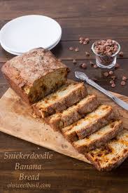 Snickerdoodle Banana Bread Oh Sweet Basil Recipe Bread Recipes Sweet Banana Bread Recipes Banana Recipes