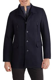 Cole haan women's signature hooded wool duffle coat, black, 2. Men S Cole Haan Coats Jackets Nordstrom