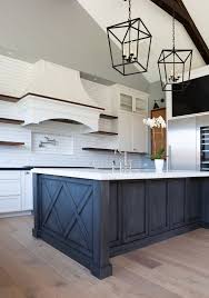 Blue Island Barn X Is Rustic Casual Distressed Deep Island Modern Farmhouse Kitchens Farmhouse Kitchen Decor Farmhouse Kitchen Remodel