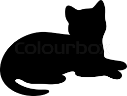 Katze Auf Dem Boden Liegend In Schwarz Silhouette Liegende Katze Silhouette Tolle 2020 Oyuncak Bebek Giysileri Kirlent Hayvanlar