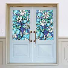 For most people, the bathroom is more than a place where they merely freshen up. Ablave Stained Glass Window Film Decorative Privacy Window Film Frosted Window Film Window Clings No Glue Self Static Cling For Home Bedroom Bathroom Kitchen Office 17 7x78 7 Home Decor Home Urbytus Com