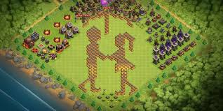 Th10 base coc th 7 unik 3d. Th10 Funny Base Design