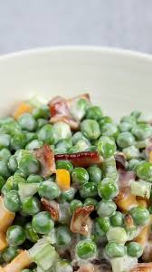 From ham to eggs benedict to waffles to mashed potatoes to fruit salad to desserts, all those sunday brunch delights will forever be etched in my comfort food memory. Classic Creamy Pea Salad Recipe Cheerful Cook
