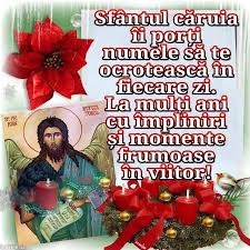 Duminică, 7 ianuarie, creştinii ortodocşi sărbătoresc soborul sfântului ioan botezatorul sau sfântul ion. Joana Benedek On Twitter Multumesc Pt Frumoasele Voastre Urari De Sf Ion La Rindul Meu Va Felicit Pe Toti Care I Purtati Numele Numai Bine Https T Co Tj4i3avq8z