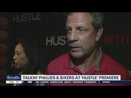 Talking Phillies and the Sixers at Netflix's 'Hustle' premiere in  Philadelphia
