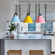 Modern Pendant Lighting Black Gray White For Kitchen Fixture Small