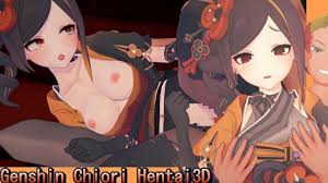 【Genshin Impact Chiori】3D Hentai Animation.(Fingering,handjob,blowjob,sex)