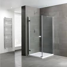 Great savings & free delivery / collection on many items. Volente Frameless Hinge Door Silver Shower Enclosure Buy Online At Bathroom City