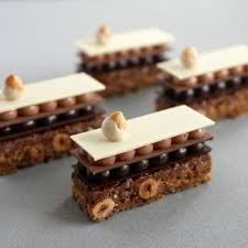 Three Chocolate Plaisir Sucre Cake Lab Desserts French Pastries Gourmet Desserts