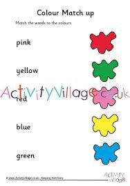 A Simple Worksheet For Children Just Beginning To Learn Colours Color Worksheets Learning Colors Color Activities For Toddlers