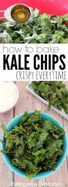 Oven Baked Kale Chips Recipe Perfectly Crispy In Minutes Recipe Kale Chip Recipes Baked Kale Kale Chips Baked