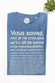 (préposition) grammaticalisation du verbe signifiant une durée. T Shirt Je Ne Crois Pas Qu Il Y Ait De Bonne Ou De Mauvaise Situation