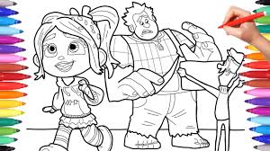 Calhoun is looking dominant in her armor. Ralph Breaks The Internet Coloring Pages For Kids Wreck It Ralph 2 Coloring Pages Youtube