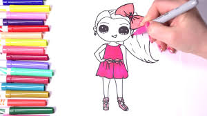 In this video learn how to draw jojo siwa | dream. How To Draw Color Jojo Siwa Cartoon For Kids Joelle Joanie Siwa Drawing Coloring For Girls Youtube