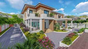 Exterior Design 3d Model Luxury Villa Design 3d House 3ds Max Vray Render Luxury Villa Design House Exterior Villa Design