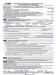 Australian Writer American Publisher W 8ben Tax Form Irs Gov State Tax Teachers College