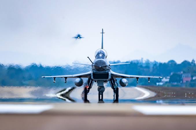 J-10CE multirole fighter jet, AI generated