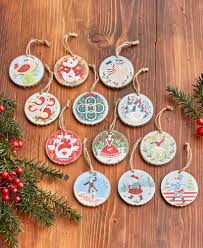 The 12 days of guido christmas. 12 Days Of Christmas Wooden Ornament Boxed Gift Set Walmart Com Walmart Com