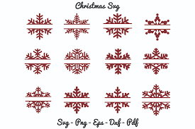 You've come to the right place! Split Snowflake Monogram Svg Cut File Graphic By Meshaarts Creative Fabrica