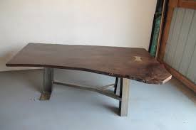 Annonces correspondantes préciser la recherche (325). Live Edge Table With Custom Metal 3 Leg Base