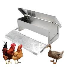 Galvanised Vermin-Resistant Poultry Feeders - Flyte So Fancy