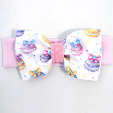 Kids Cotton Bow Headband Macaron