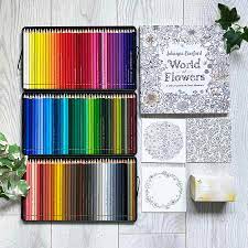 This book invites you to travel the world and beyond into fantastical realms, discovering exotic blooms and fantastic flowers along the way. World Of Flowers Colouring Competition Johanna Basford Johanna Basford