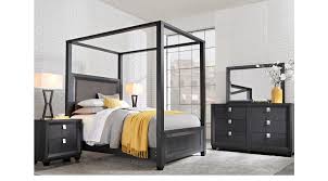 Asking $1000 will not break up a set. Reynoldstown Charcoal Dark Gray 6 Pc King Canopy Bedroom Contemporary