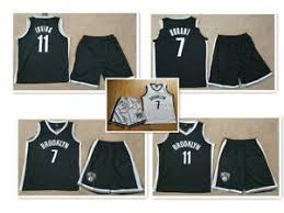 Kevin durant of the golden state warriors is working with kids at a basketball camp. Kyrie Irving Kevin Durant Brooklyn Nets Jersey Set Kid Outfit Uniform Costume Ebay
