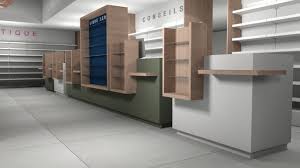 Amenagement Pharmacie Avec Comptoir Et Armoire A Pharmacie Espace Conseils Et Ordonnances Home Decor Home Shelves