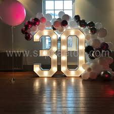 Also in the basement, you'll find a disco room so if you. Giant Light Up Numbers Marquee Letters For 30th 60th Birthday Party Decorations Buy Large Led Lighted Numbers Marquee Letters For Bithday Party Supplies 3d Lighted Metal Letters For Decoration Metal Light Up Letters
