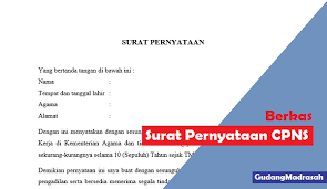 Pictures gallery of contoh surat pernyataan bersedia ditempatkan. Contoh Surat Pernyataan Bersedia Ditempatkan Dalam Seleksi Cpns